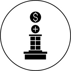 hospital business icon design