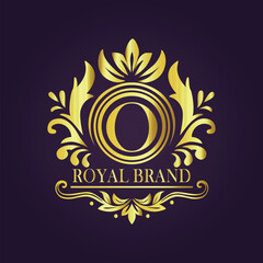  luxury gold logo concept