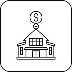hospital business icon design