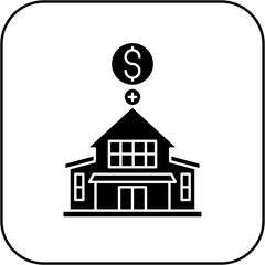 hospital business icon design