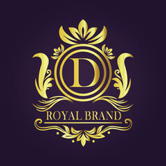  luxury gold logo concept