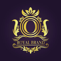  luxury gold logo concept