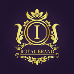  luxury gold logo concept