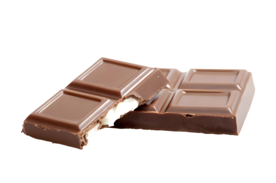 chocolate bar isolated transparent background