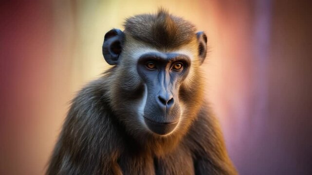 Male Gelada baboon in adulthood