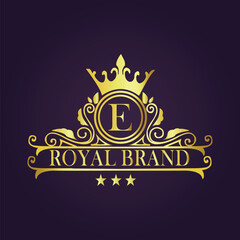  luxury gold logo concept