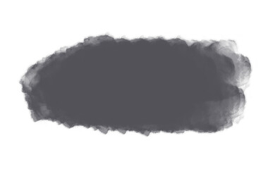 Ink brush stock texture isolated on transparent background, PNG file