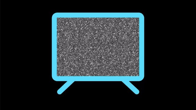 Tv no signal animation.Noice glitch motion animation video.