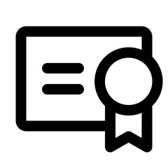 Achievement, award, grant, diploma, education certificate icon