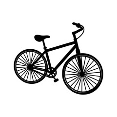 Fototapeta premium Bike Silhouette vector illustration
