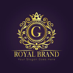  luxury gold logo concept