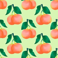 seamless background with apples