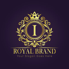  luxury gold logo concept