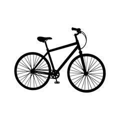 Bike Silhouette vector illustration