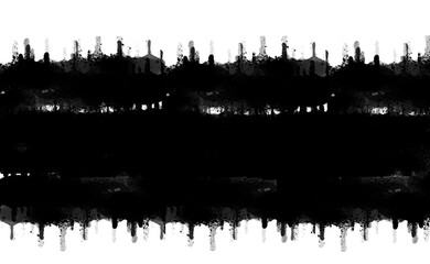 Obraz premium Brush stock isolated on transparent background, PNG file