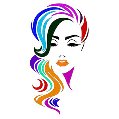 Girl vector Line Art 