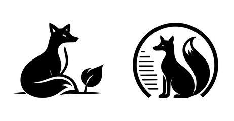 Fox Logo Designs Modern and Minimalist Animal Silhouettes