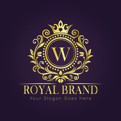  luxury gold logo concept