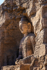 statue of buddha in yungang china