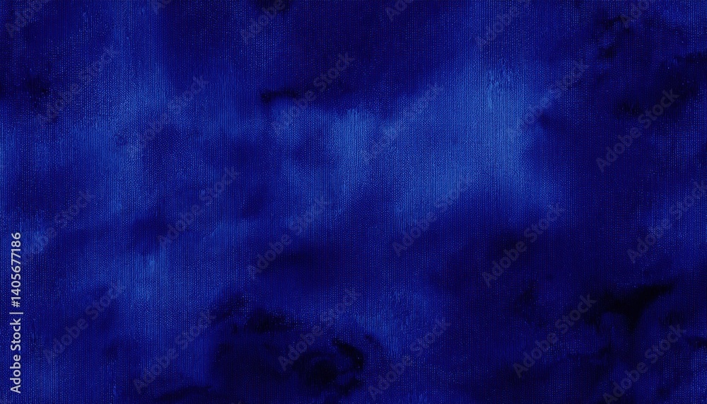 Poster deep indigo denim fabric texture with cloudy dye pattern for backgrounds, textile mockups, print tem