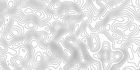 Fototapeta premium Abstract Topographic contour map. Vector cartography illustration. Abstract lines background. Line topography map contour background concept of a conditional geography scheme and the terrain path.
