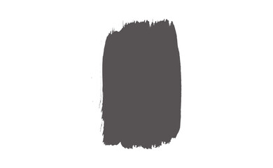 Dark Ink brush stock isolated on transparent background, PNG file