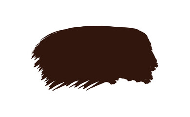 Ink brush stock isolated on transparent background, PNG file