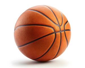 Fototapeta premium basketball isolated on white background