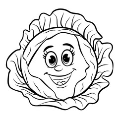 line art vector illustration of an abstract flower coloring page 