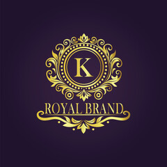  luxury gold logo concept