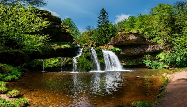 Schiessentumpel waterfall Luxembourg
