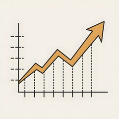 business graph showing growth
