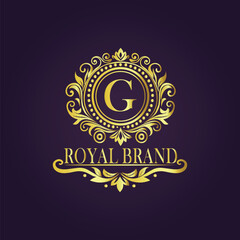  luxury gold logo concept