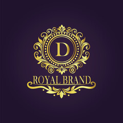  luxury gold logo concept