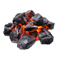 Glowing Embers Warmth and Darkness Intense Fire