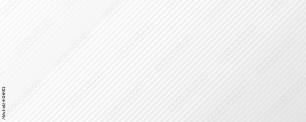 Poster Grey diagonal lines background, diagonal gradient striped border - stock vector