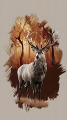 deer in the forest