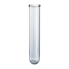 test tube isolated on white