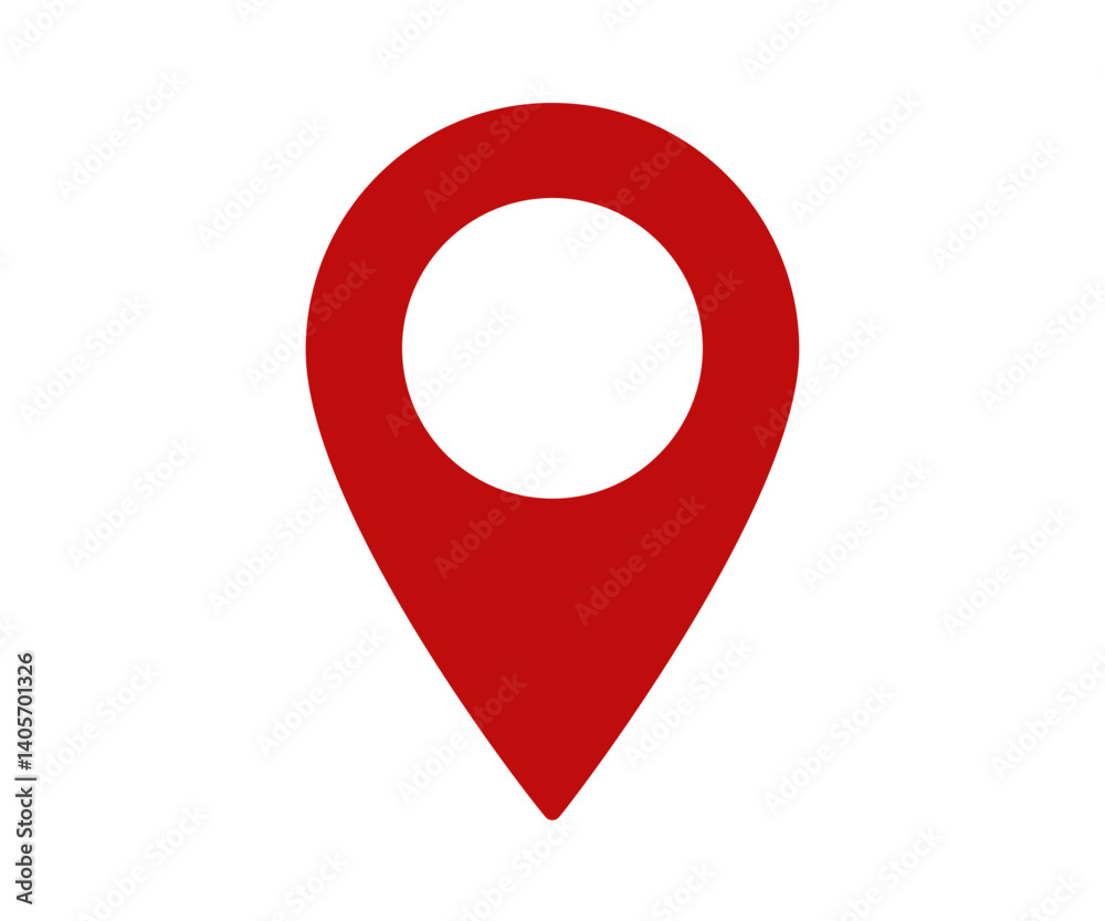 Poster Location marker icon. Pin map marker pointer. Navigation and mapping symbol