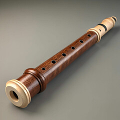 Naklejka premium recorder music instrument