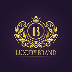  luxury gold logo concept