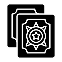 Obraz premium Cards Icon