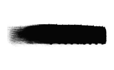 Ink brush stock isolated on transparent background, PNG file