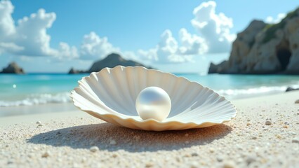 seashell on the beach