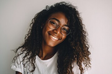 Portrait of a smiling young woman 