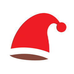 vector illustration of a christmas hat