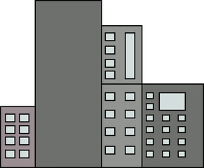 Urban architecture clip art