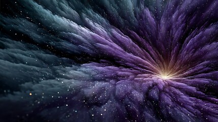 Fototapeta premium Cosmic explosion of nebulae and stardust.