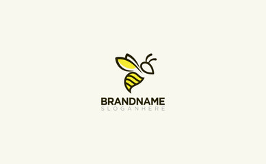 Minimalist Bee logo