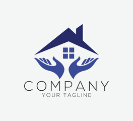 Fototapeta premium Real state logo design modern logo for a financial industry creative vector Construction architecture residence hotel property home interior or exterior business